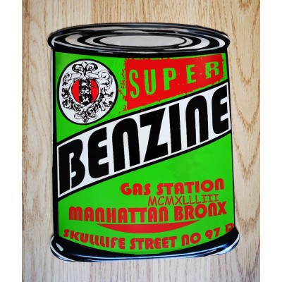 Bordjes Olie/Benzine blik Bordjes Olie/Benzine blik